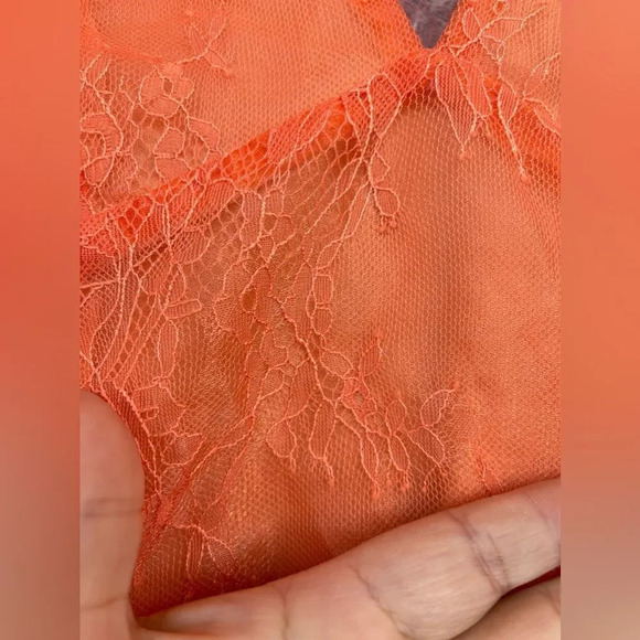 NWT ASOS LUXE Ruffle Shoulder Lace Mini Dress size 6 - Picture 8 of 15